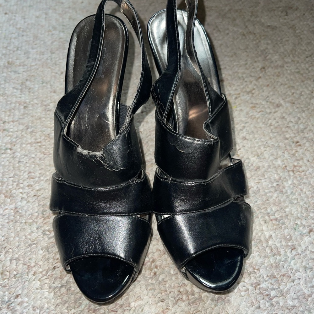 Style & Co. Classic Black Heels with Slingback Design